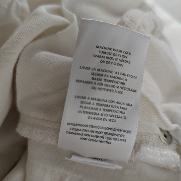 Rtr sz 28 (6) RE/DONE 70s Straight Leg Jeans white summer denim pants bottom - Picture 10 of 10